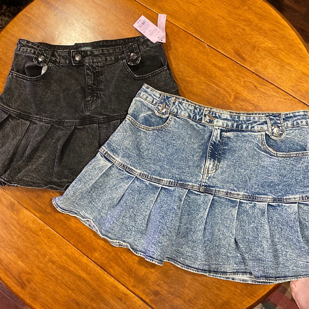 Jean skirts NWT